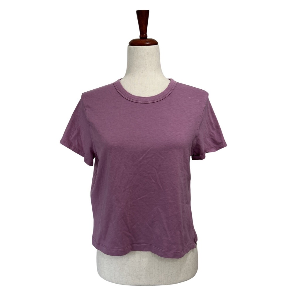 Lululemon Women's Medium Love Crew Tee Shirt Purple Boxy Oversized Preppy